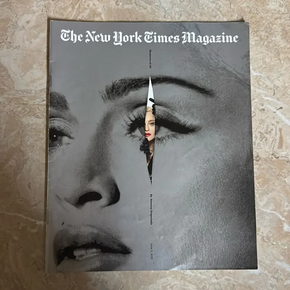 New York Times Magazine June 9 2019 Madonna At 60 Madame X VERY GOOD COND. - Picture 1 of 3